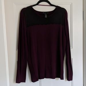 Lace embwlished lane Bryant sweater